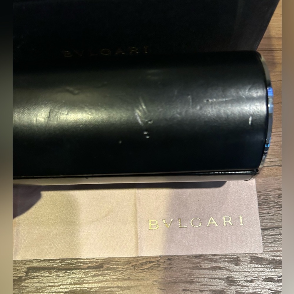 BVLGARI BLACK 8133 SUNGLASSES GOLD DETAILS-PRE-LOVED/GOOD CONDITION!😎 - Picture 4 of 15